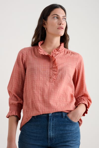 Seasalt Feather Star Top - Dusty Rose
