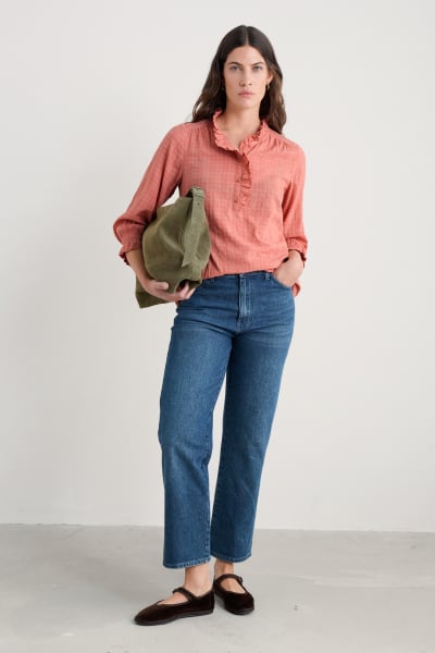 Seasalt Feather Star Top - Dusty Rose