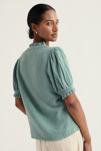 Seasalt Shore Path Shirt - Sardine