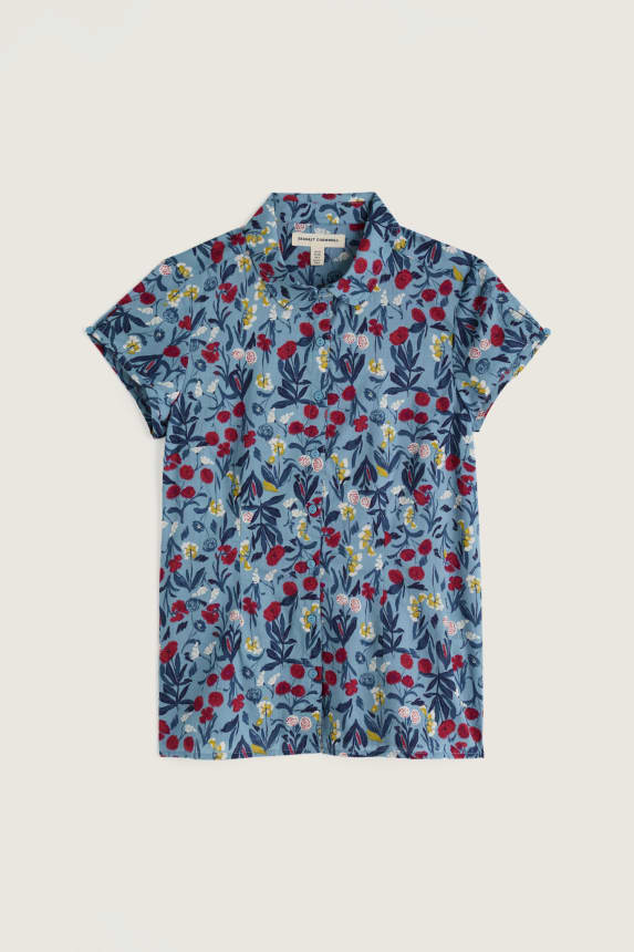 Seasalt Rushmaker Shirt - Spring Stems Seascape Mix