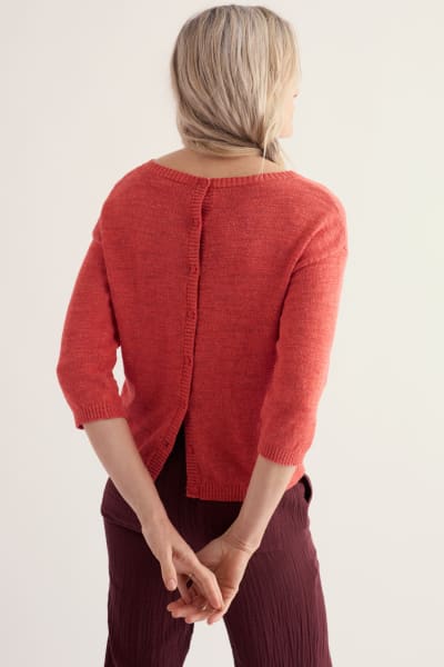 Seasalt Knavock Jumper Plain - Crab Claw