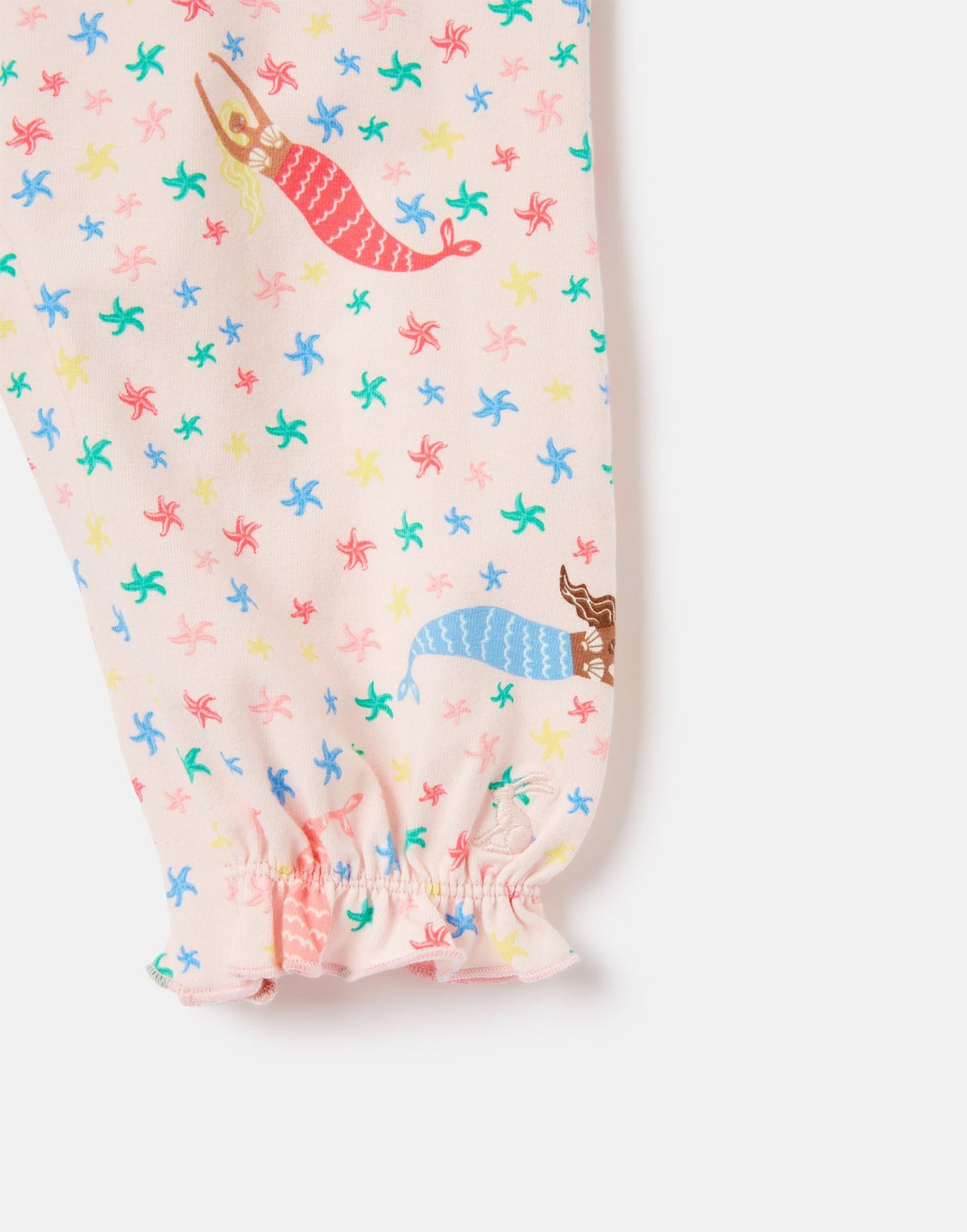 Joules Miriam Printed Frill Romper - Mermaid Star Jasmine*