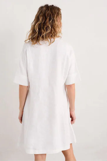 Seasalt Draw Kiln Dress - Chalk*