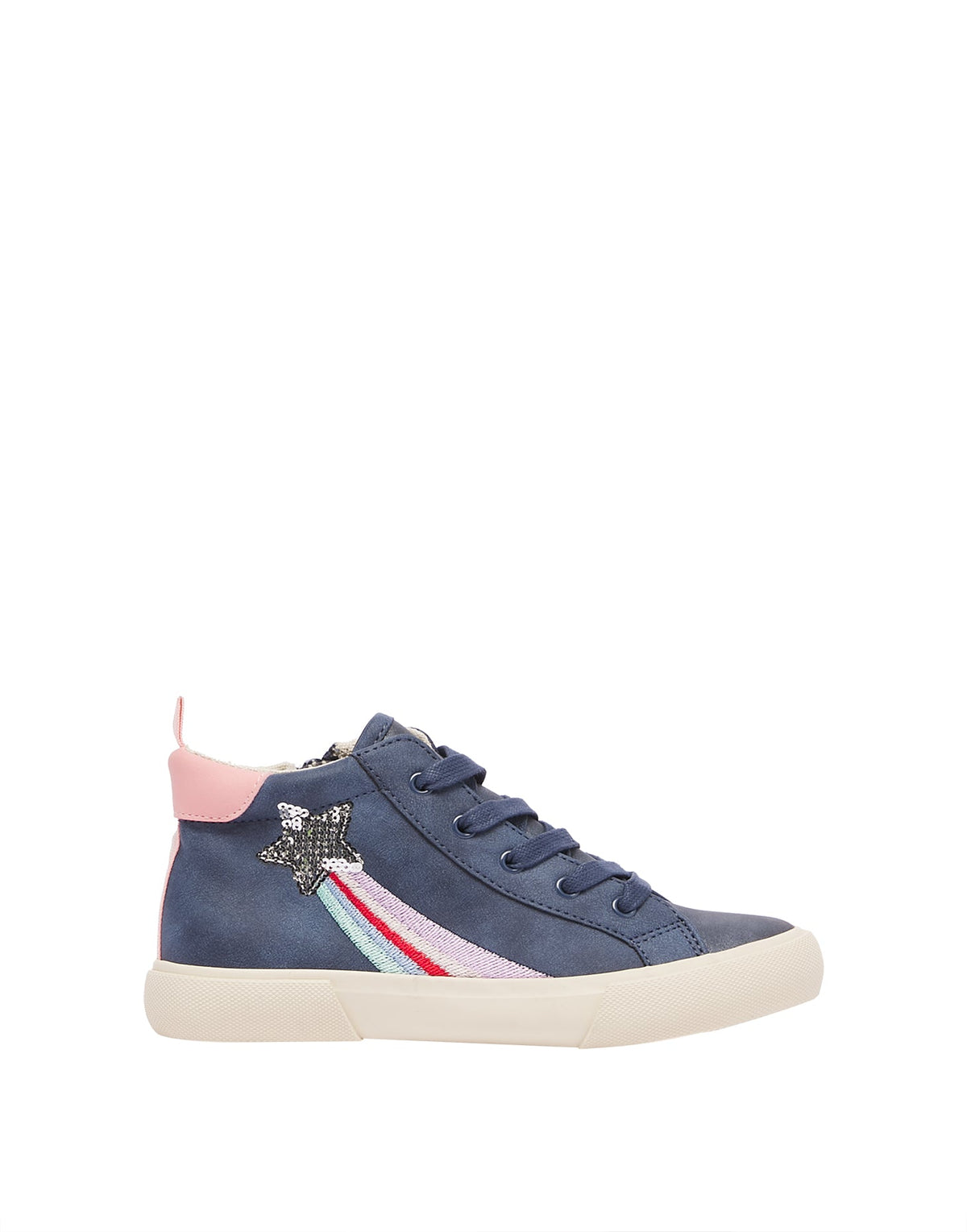 Joules Coast Mid High Tops Trainers - Navy