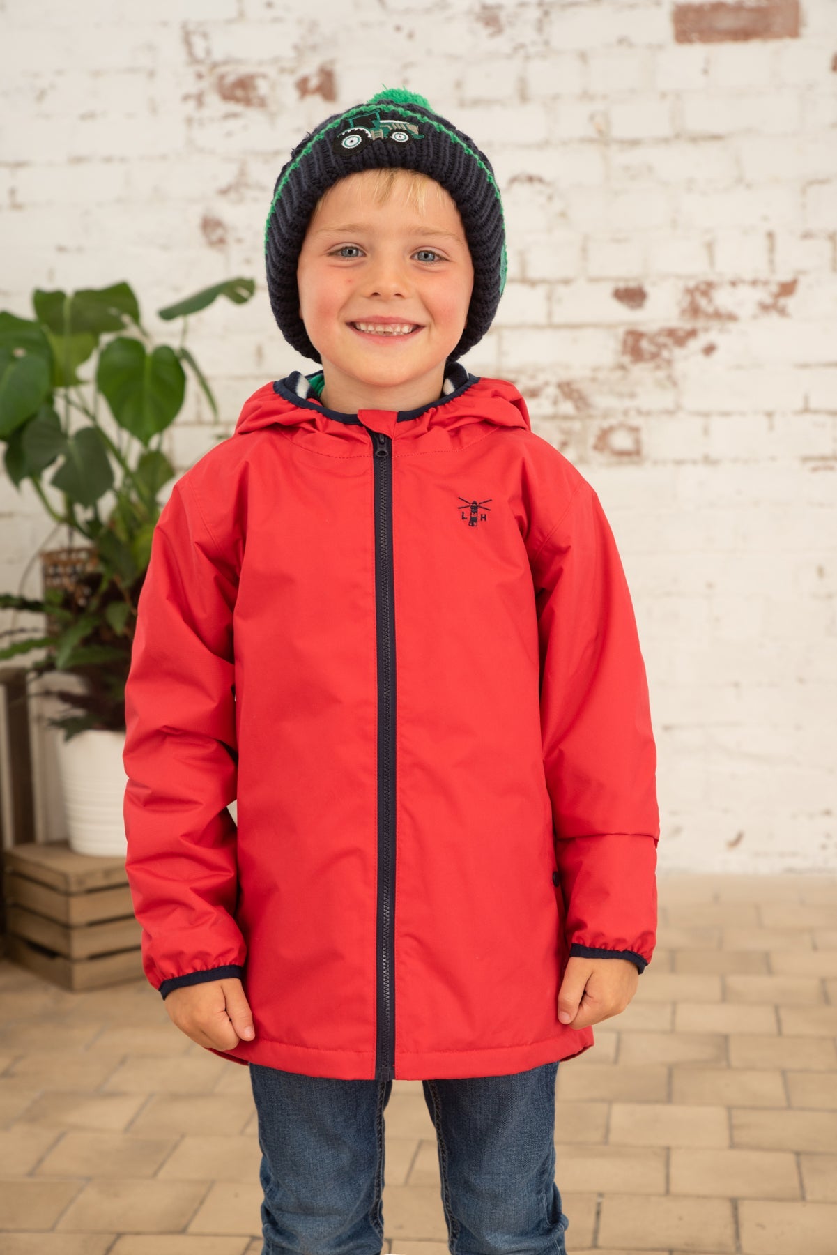 Lighthouse Lucas Boys Coat - Pillarbox*