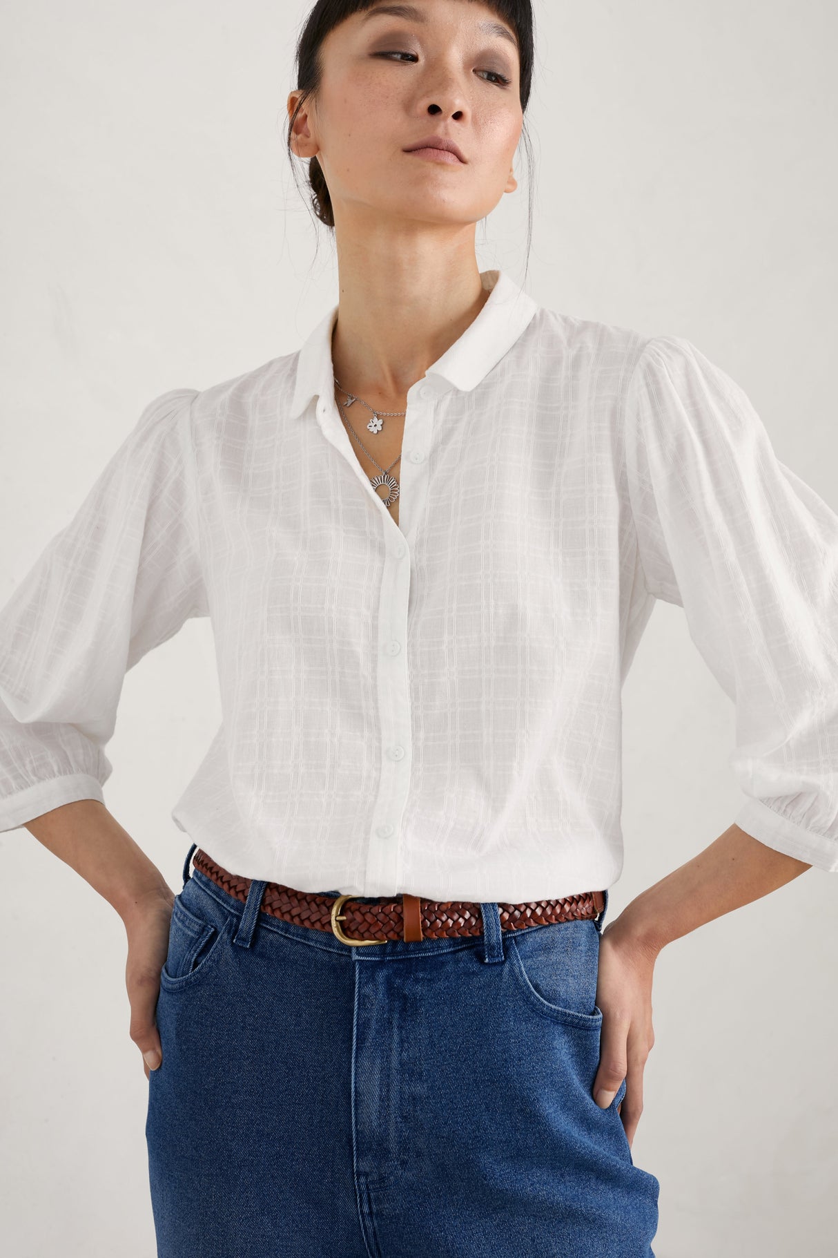 Seasalt Hope Cottage Blouse II - Salt