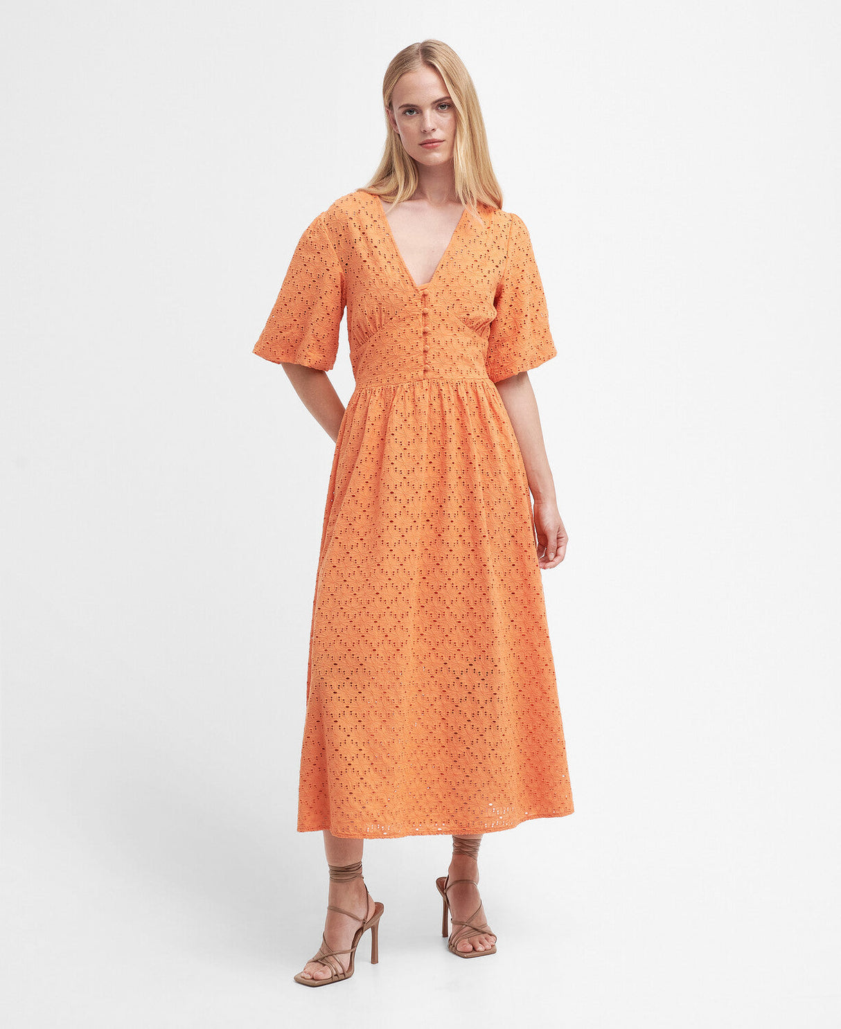 Barbour Kelley Maxi Dress - Apricot Crush*