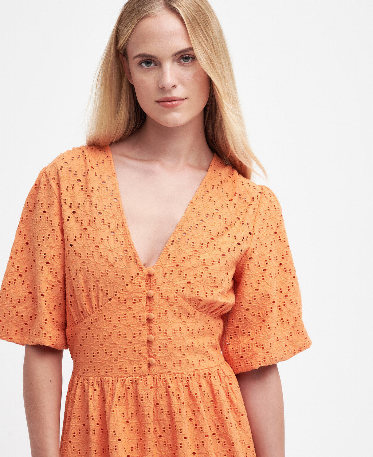 Barbour Kelley Maxi Dress - Apricot Crush*