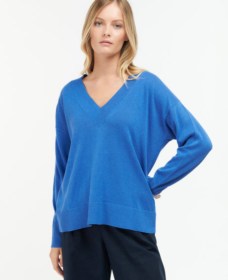 Barbour Bathgate Knit - Bluebell