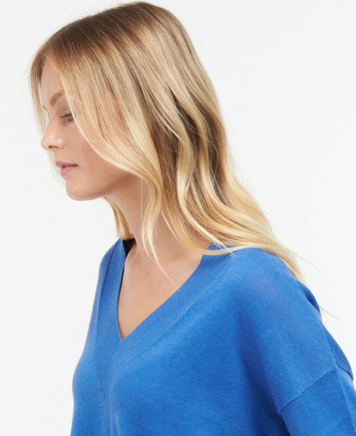 Barbour Bathgate Knit - Bluebell