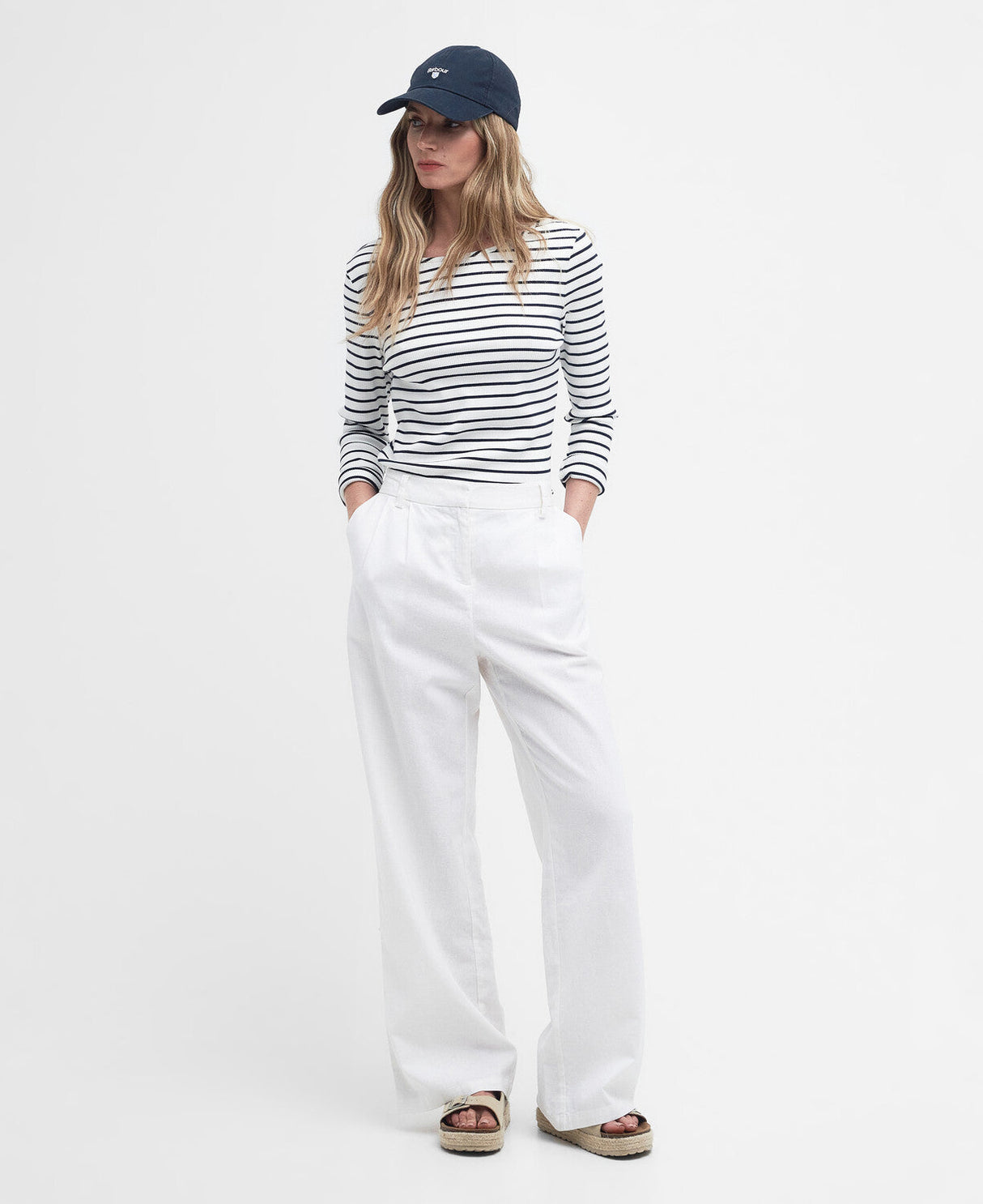 Barbour Langton Top - Cloud Stripe*