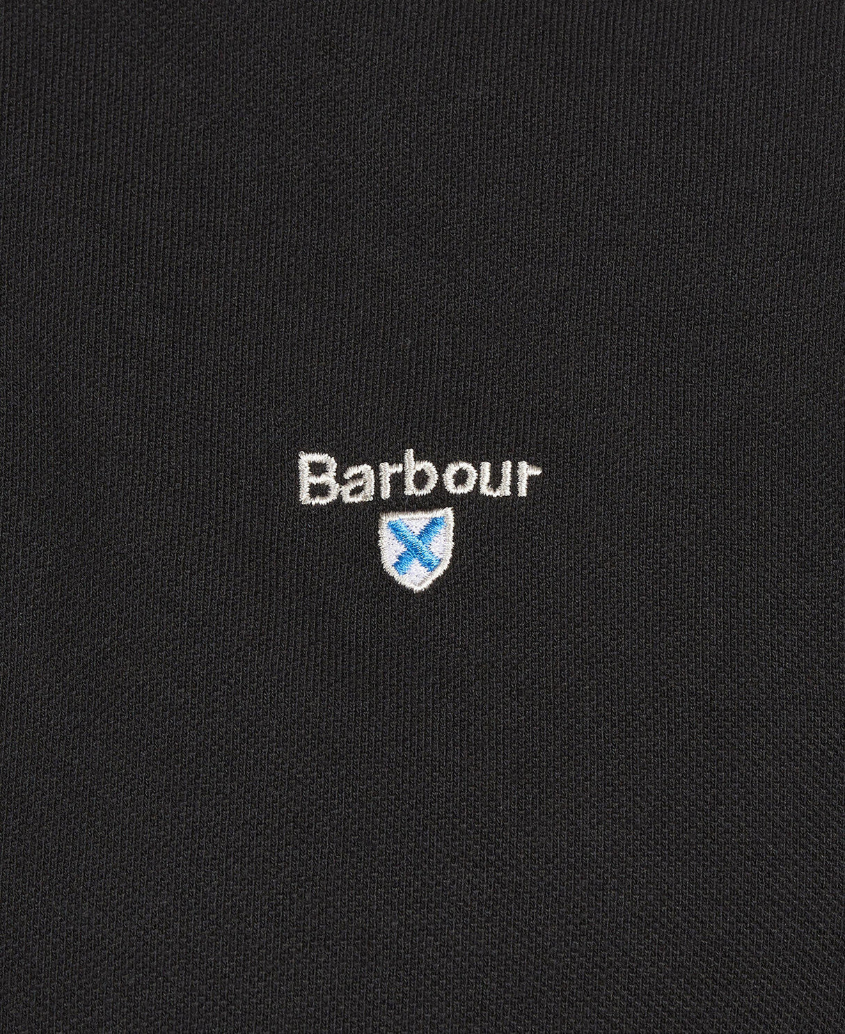 Barbour Tartan Pique Polo - Black/Modern