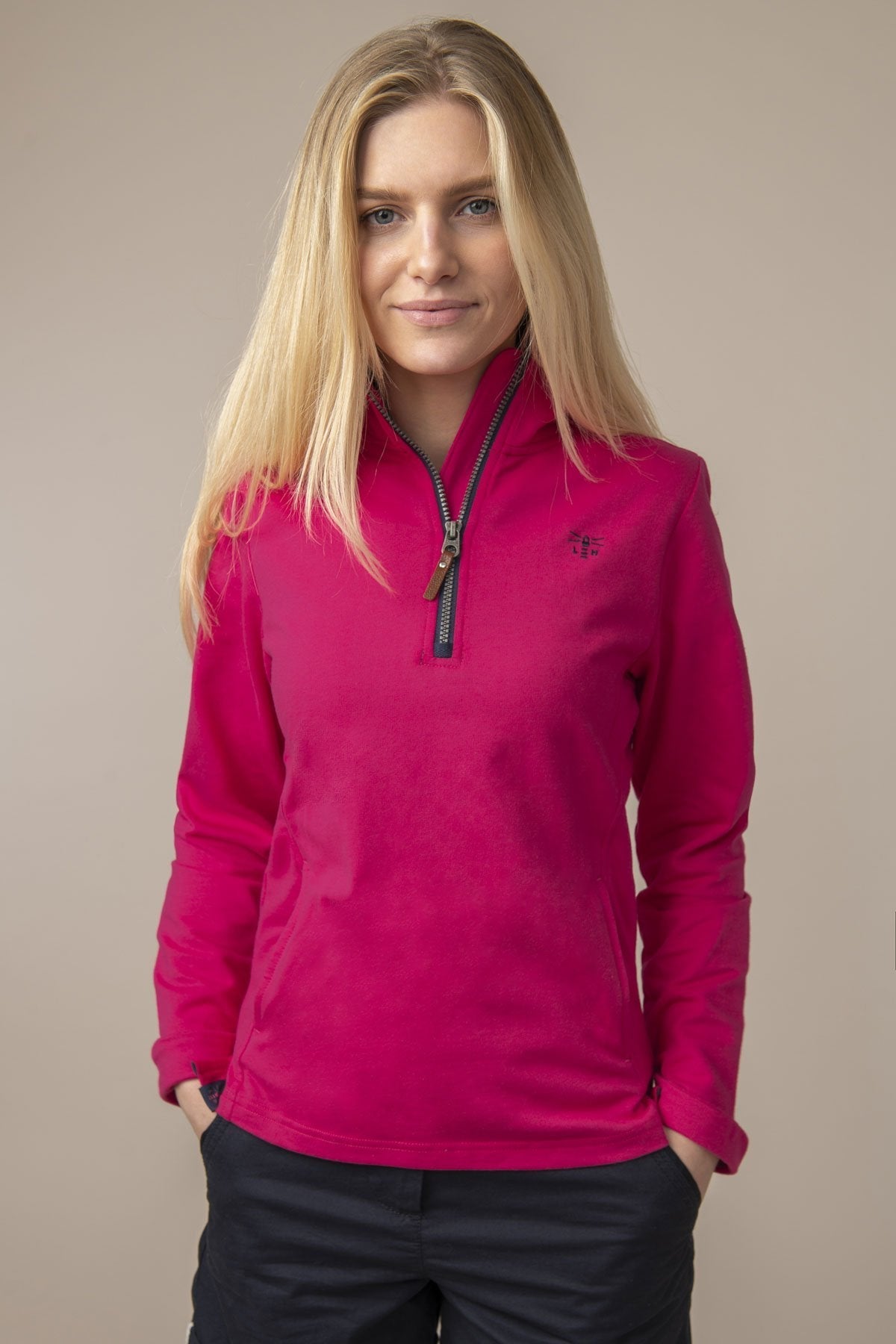 Lighthouse Shore Sweatshirt - Raspberry