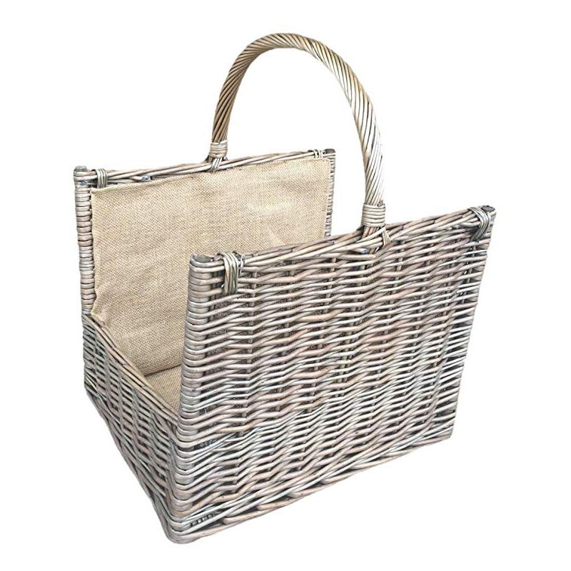 Antique Wash Open End Basket