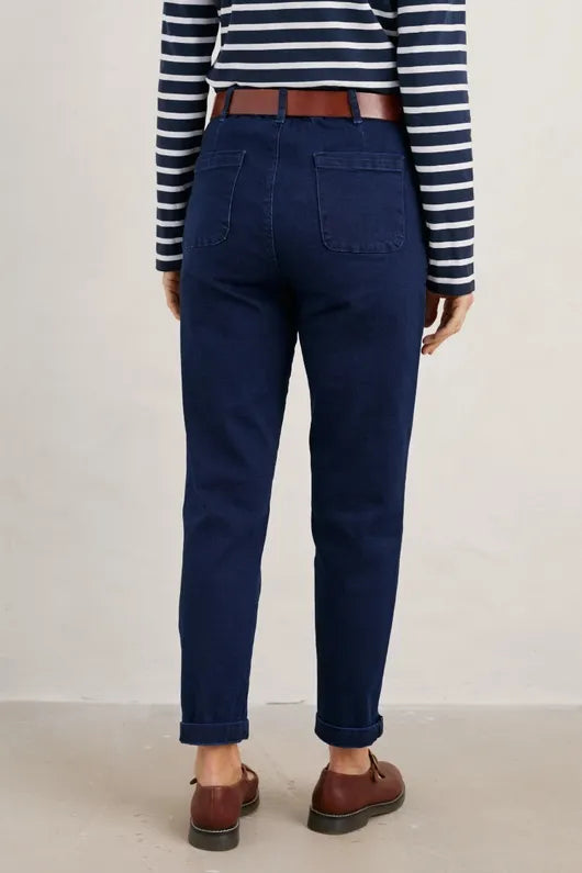 Seasalt Waterdance Trousers - Dark Indigo Wash