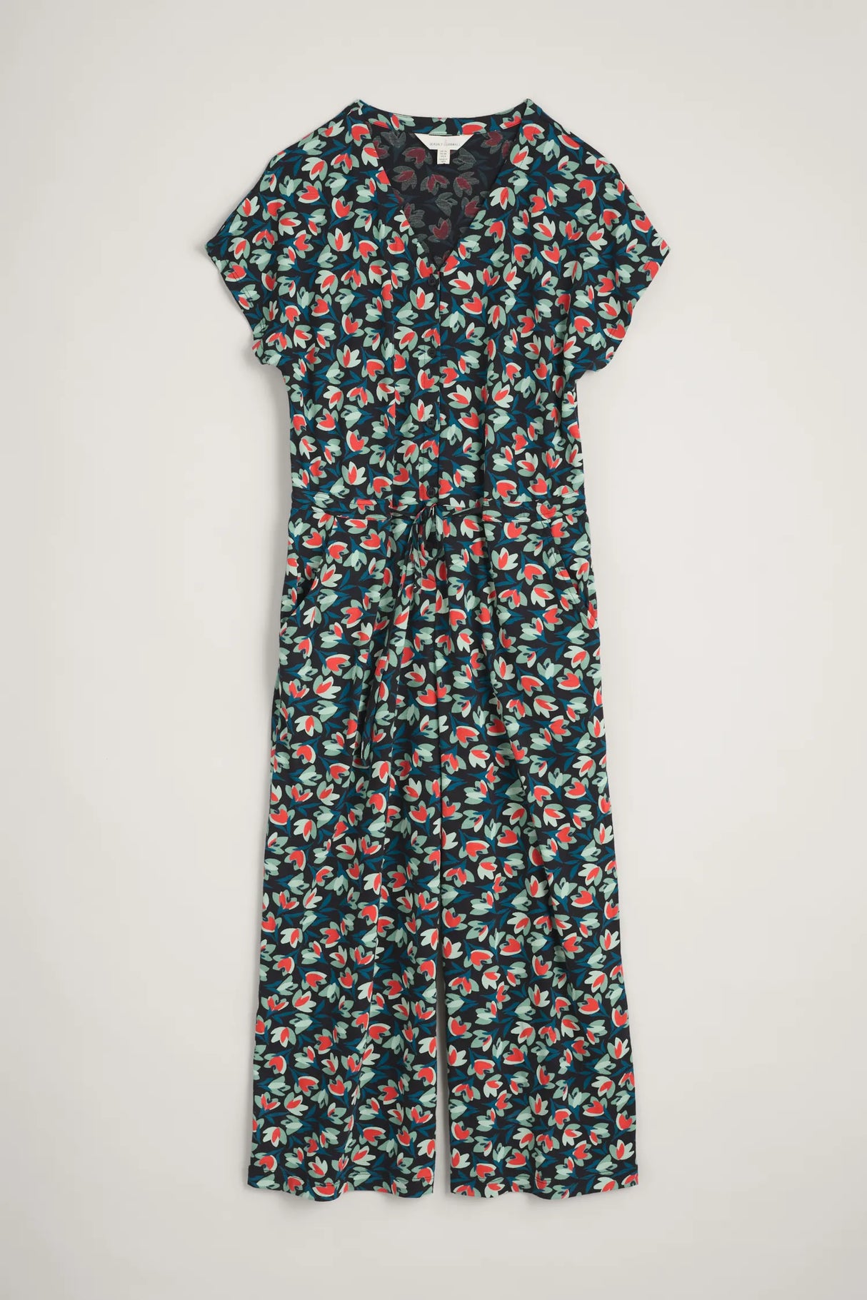 Seasalt Rose Trellis Jumpsuit - Crocus Onyx