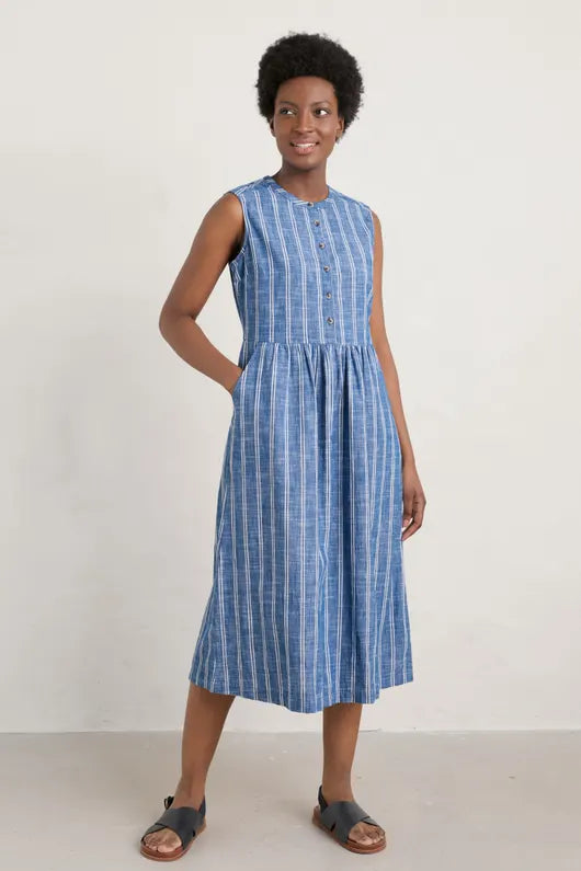 Seasalt Creek Cottage Dress-Chesil Stripe
Marine
