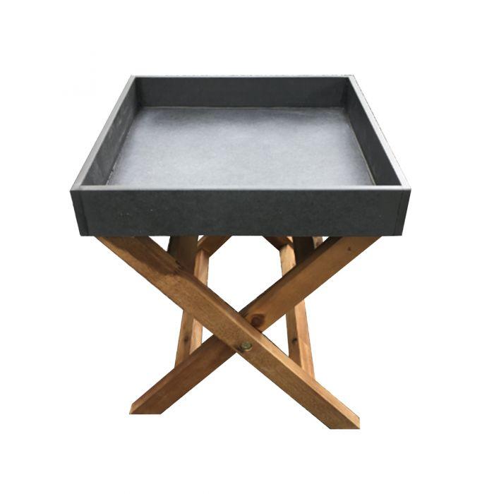 Fibre Cement and Wood Butler Tray