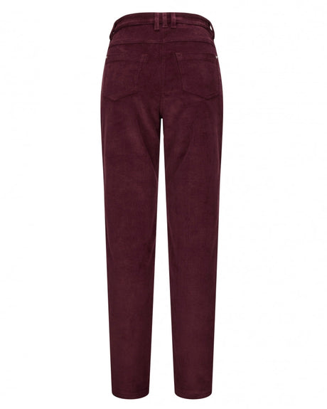 Hoggs Of Fife Ceres Ladies Stretch Cord Jean - Merlot