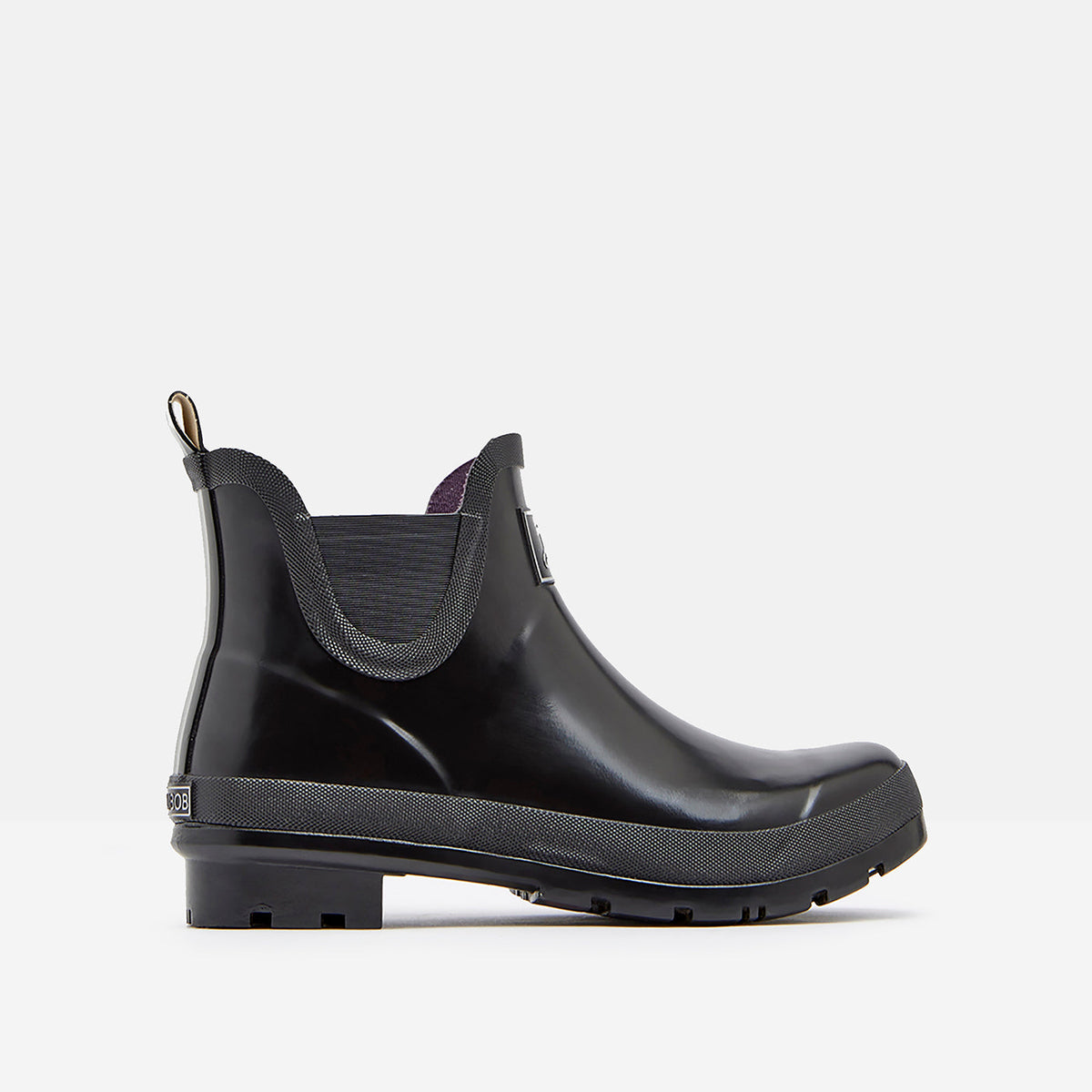 Joules Wellibob Short Height - Black Gloss*
