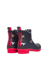 Joules Wellibob Short Height Printed Wellies - Dog Show*