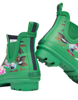 Joules Wellibob Short Height Printed Welly - Green Floral*