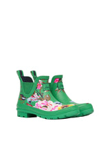 Joules Wellibob Short Height Printed Welly - Green Floral*