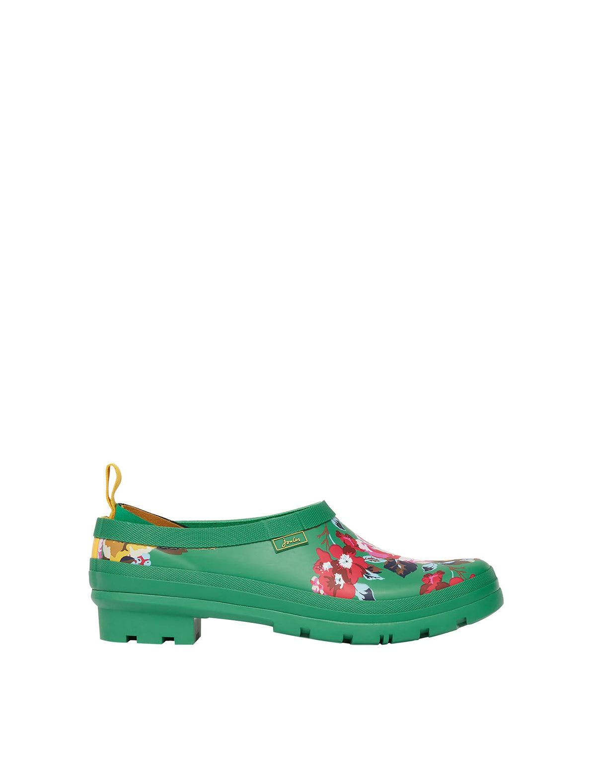 Joules Pop On Printed Welly Clogs - Green Florals*