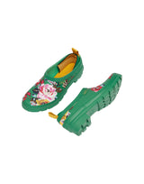 Joules Pop On Printed Welly Clogs - Green Florals*