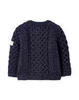Joules Rhett Aran Knit Cardigan - Navy*
