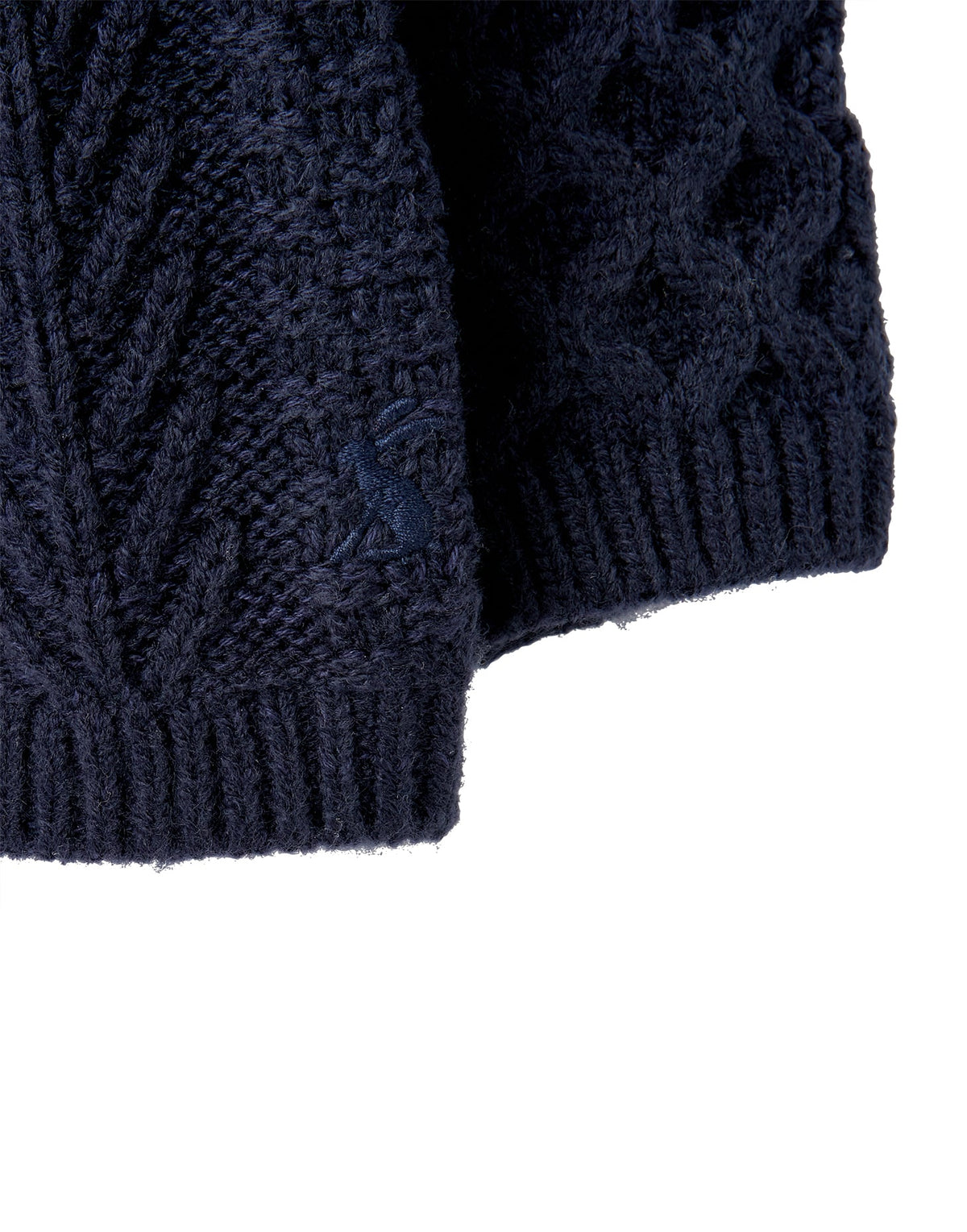 Joules Rhett Aran Knit Cardigan - Navy*