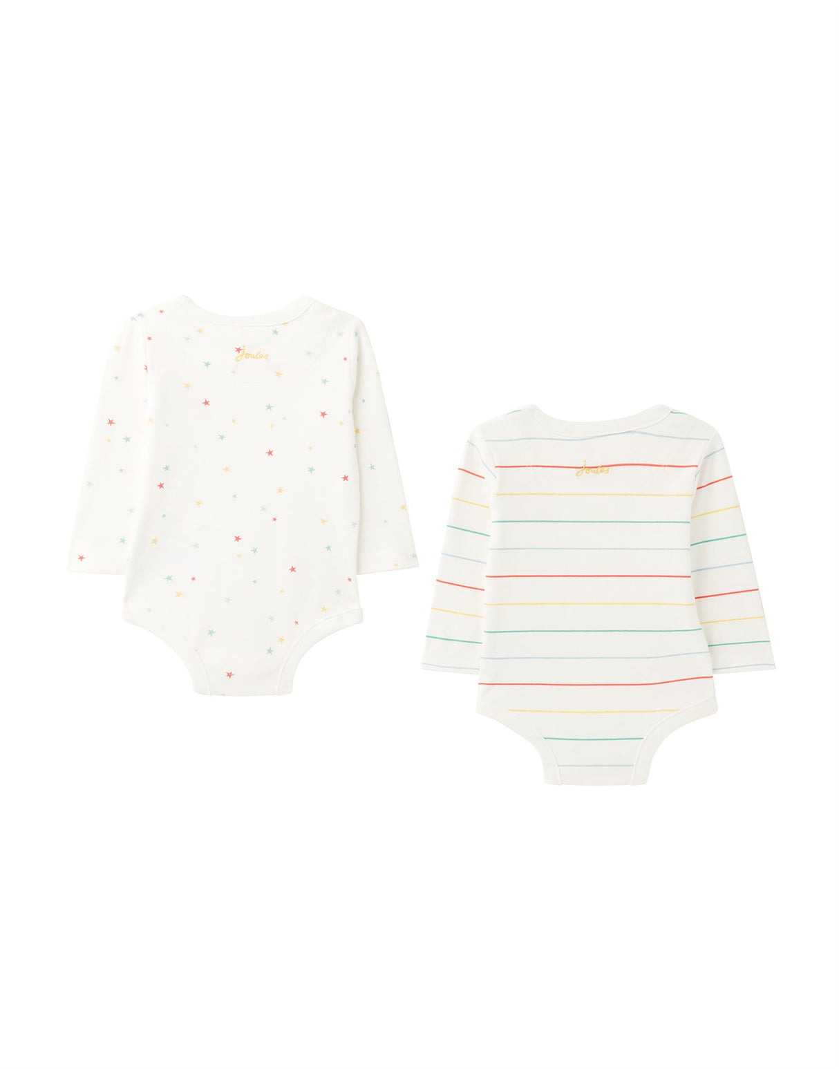 Joules Star Bodysuit 2 Pack Organically Grown Cotton