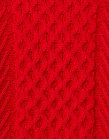 Joules Aran Knit Jumper - Red