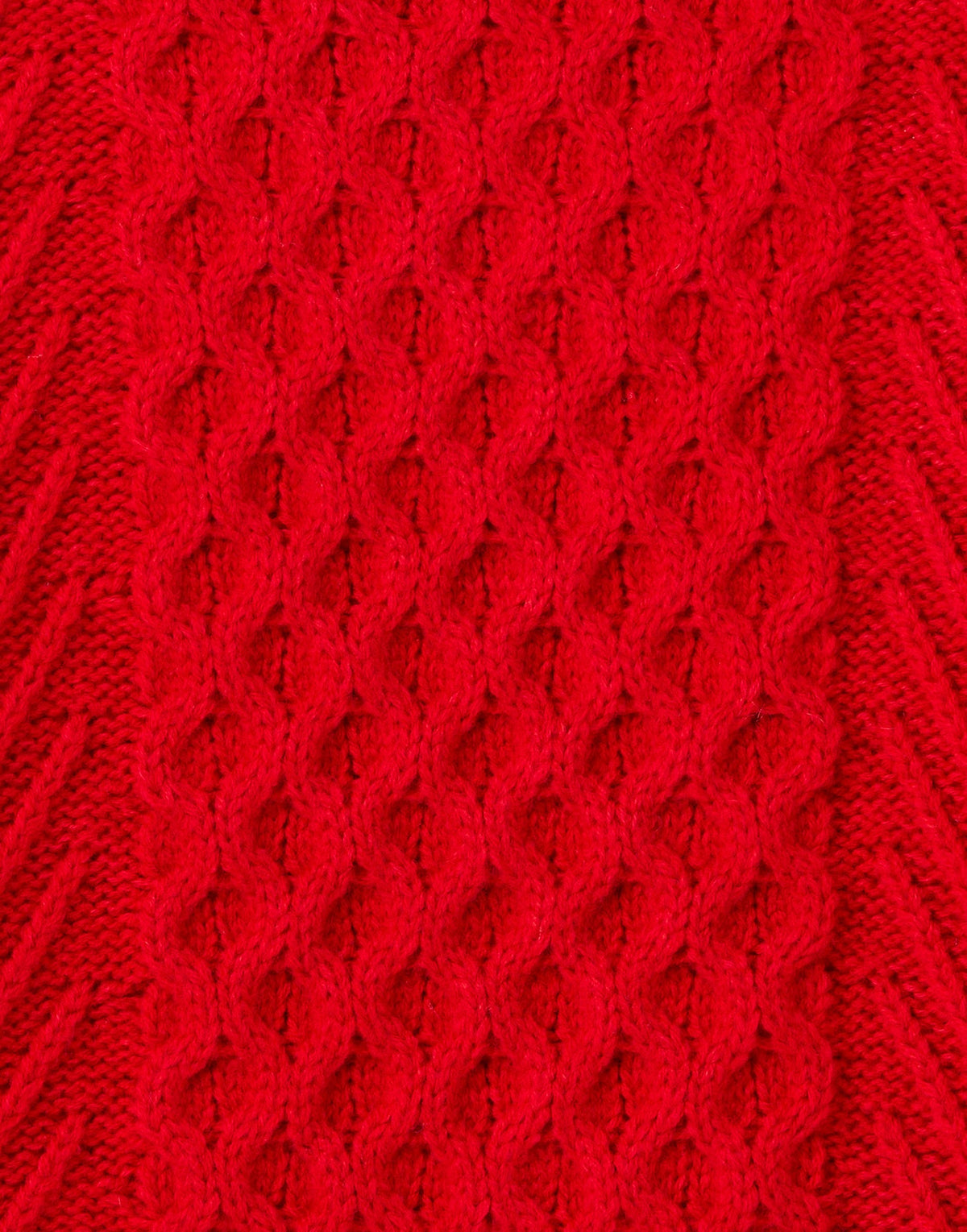 Joules Aran Knit Jumper - Red*