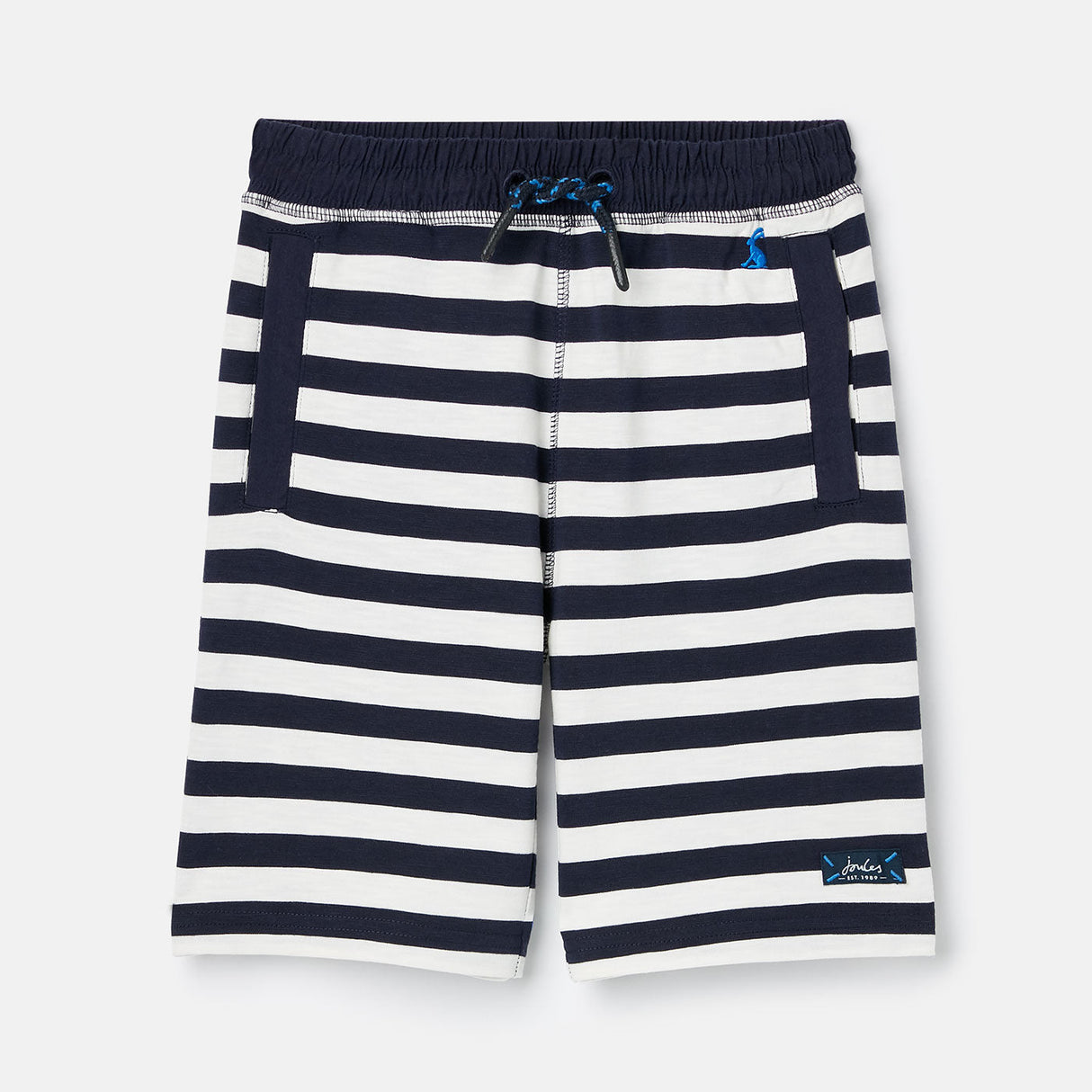 Joules Jed Stripe Jersey Shorts - Navy Stripe