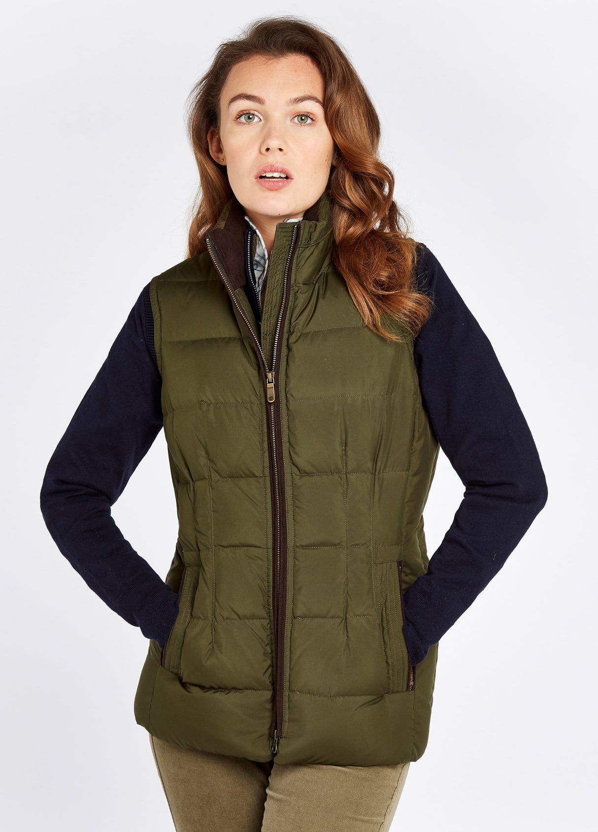 Dubarry Spiddal Qulted Gilet - Olive