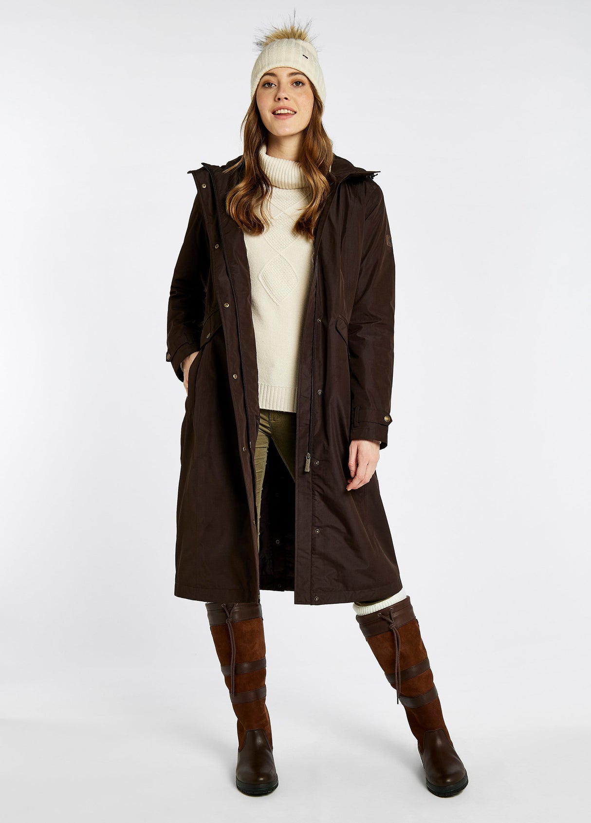 Dubarry Alderford Waterproof Jacket - Mahogany