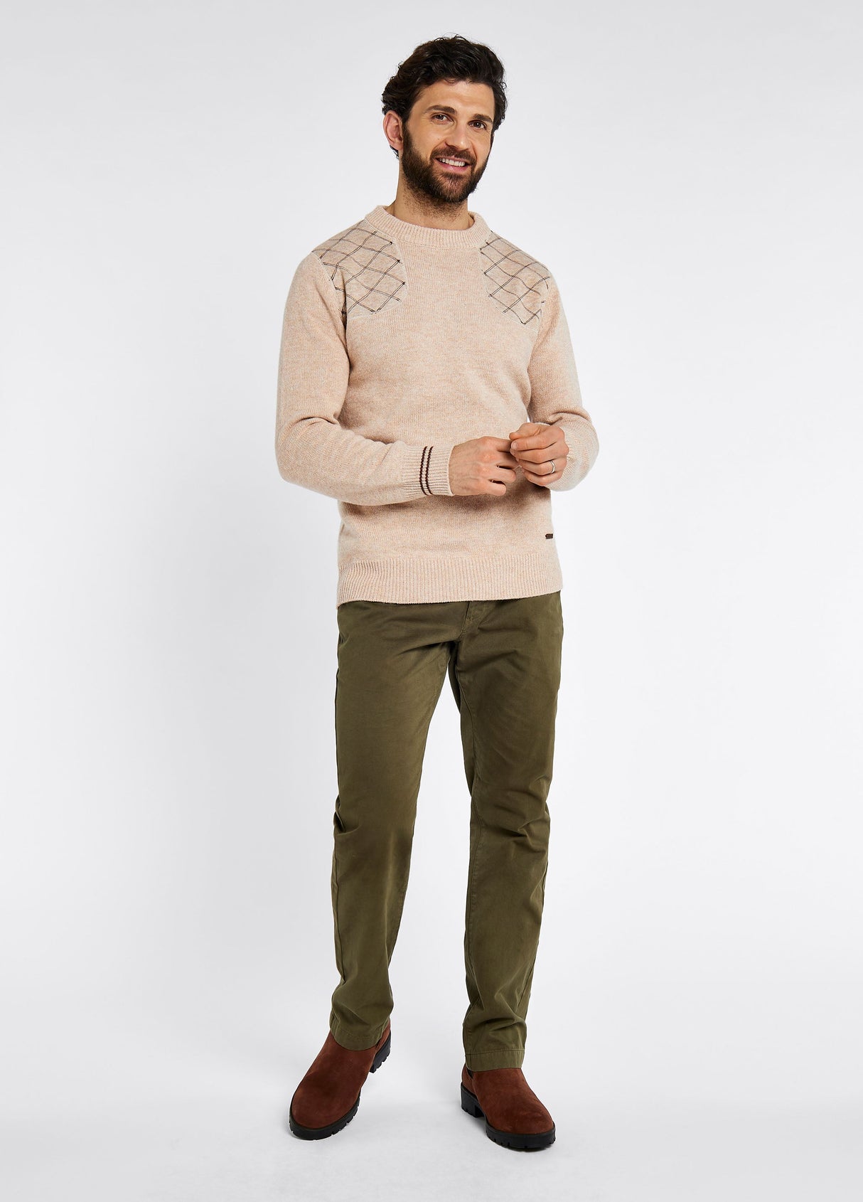 Dubarry Clarinbridge Crew Neck Sweater - Oat