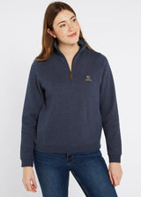 Dubarry Castlemartyr Women's Quarter Zip Sweatshirt - Denim