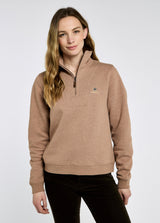 Dubarry Castlemartyr Women's Quarter Zip Sweatshirt - Elk