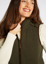 Dubarry Women's Carbury Fleece Gilet - Olive