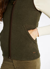 Dubarry Women's Carbury Fleece Gilet - Olive