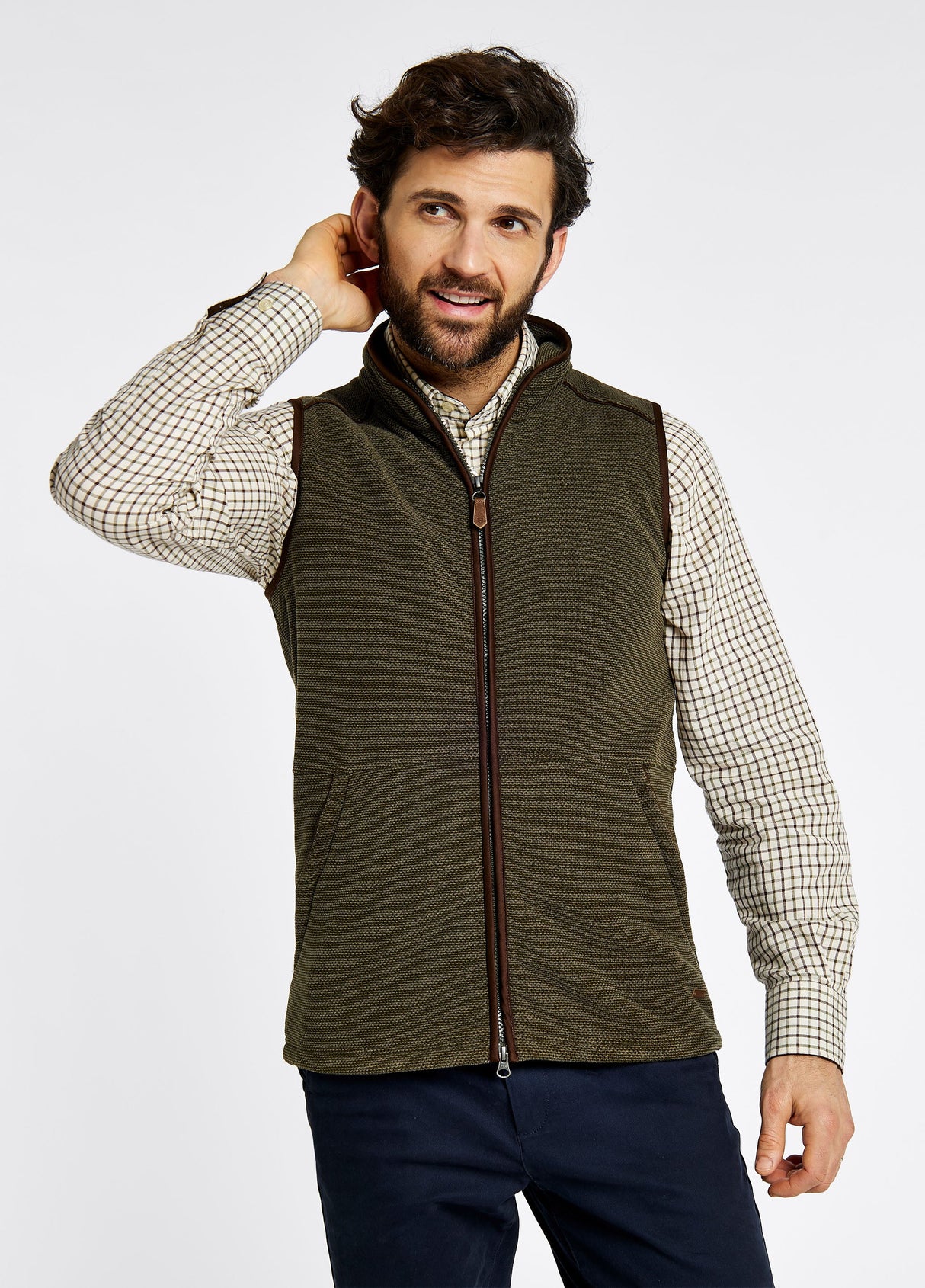 Dubarry Lifford Fleece Gilet - Olive