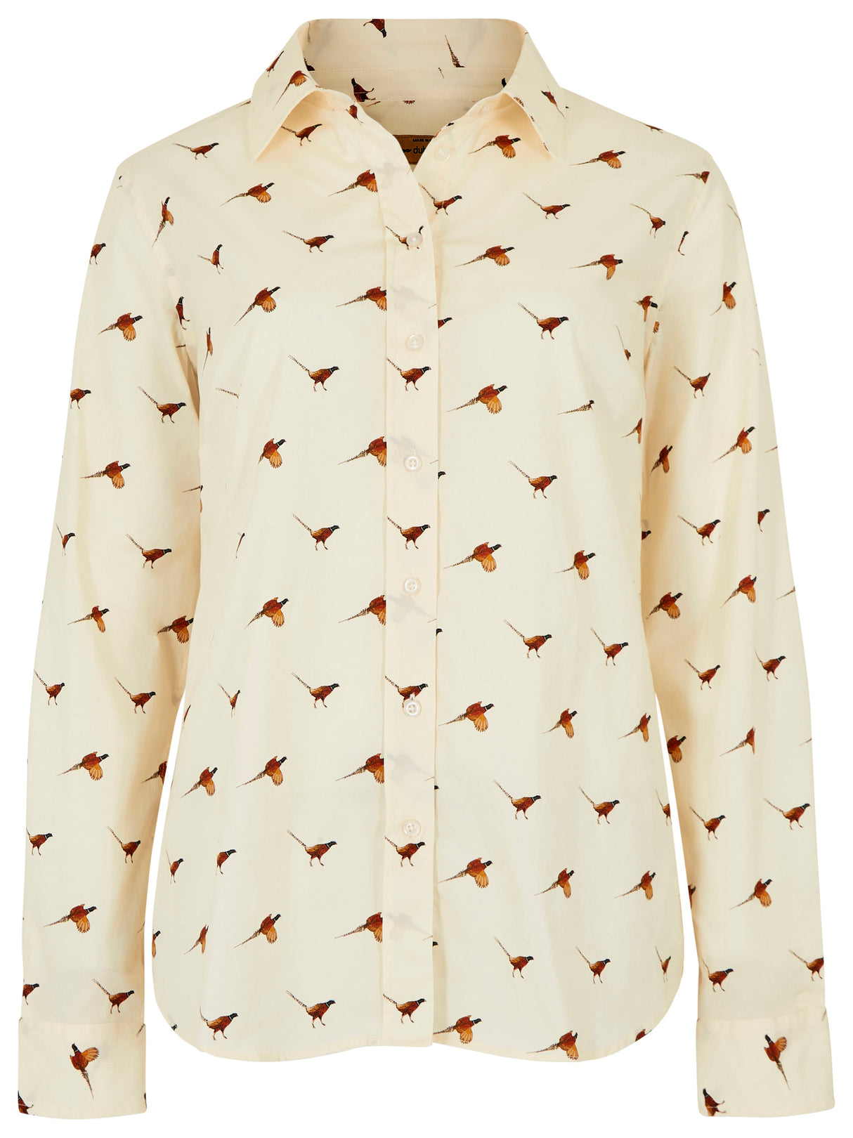 Dubarry Calamint Women's Pheasant Print Shirt - Cream