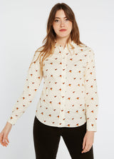 Dubarry Calamint Women's Pheasant Print Shirt - Cream