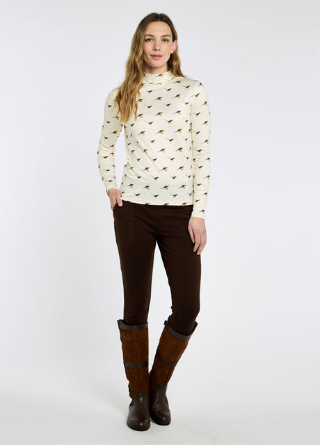 Dubarry Pepperwort Women's water repellent leggings - Bourbon