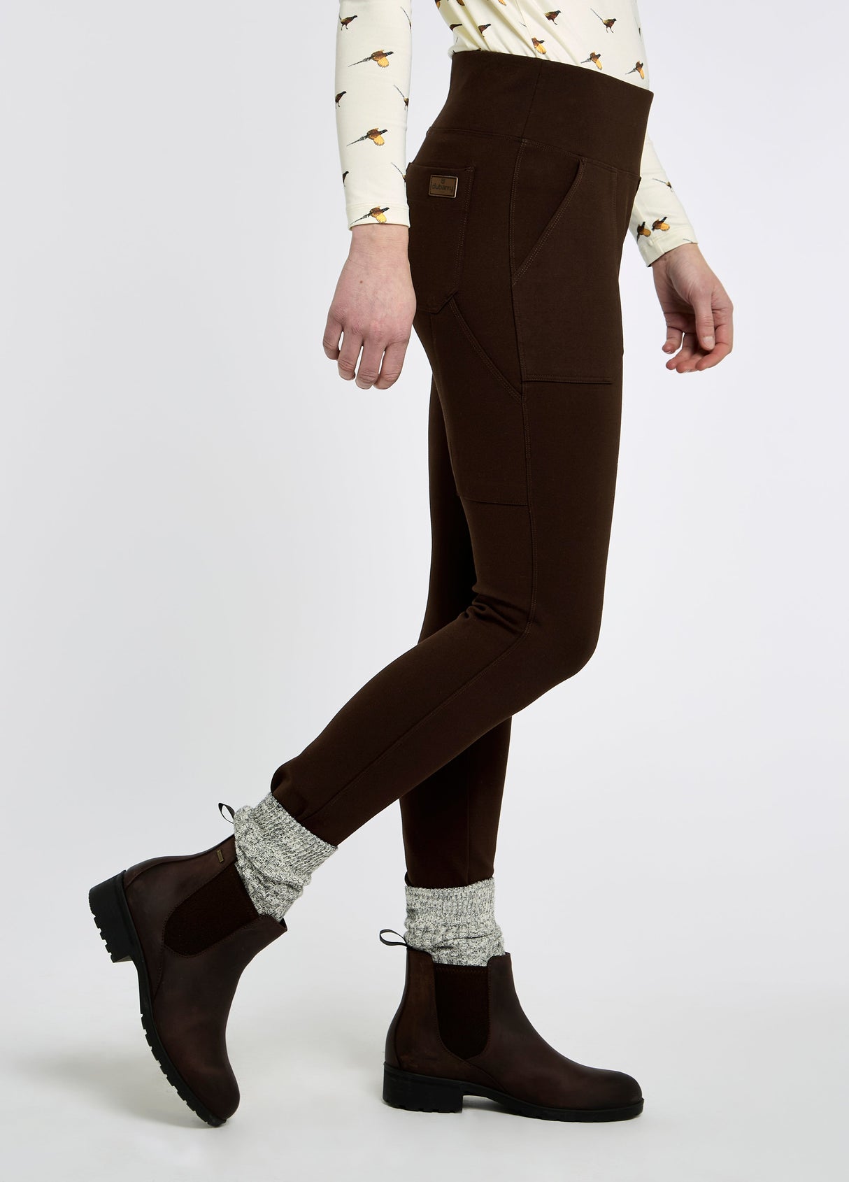 Dubarry Pepperwort Women's water repellent leggings - Bourbon