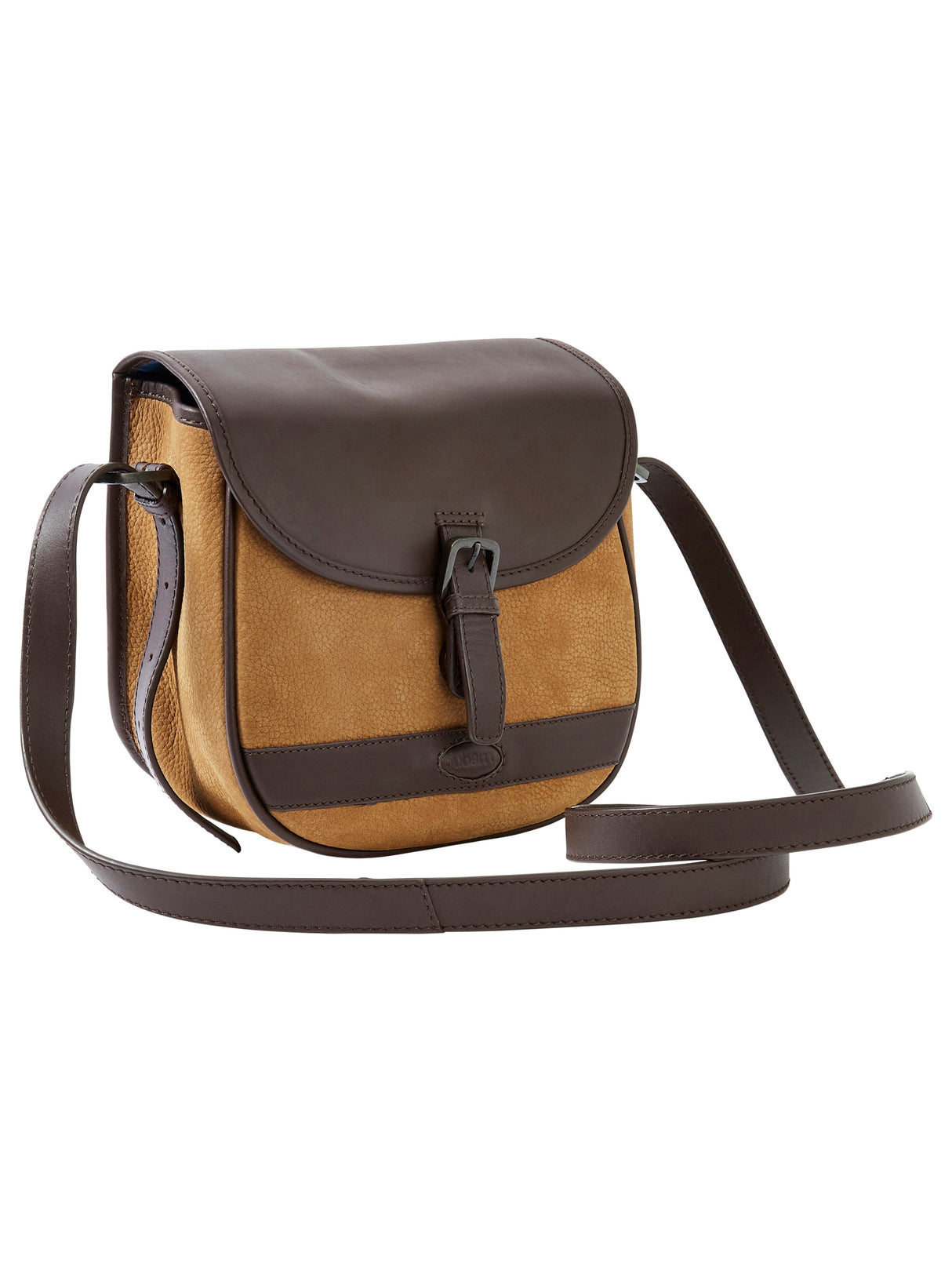 Dubarry Clara Ladies Leather Saddle bag - Brown