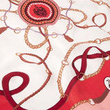 Hicks & Brown The Melford Silk Scarf in Pink