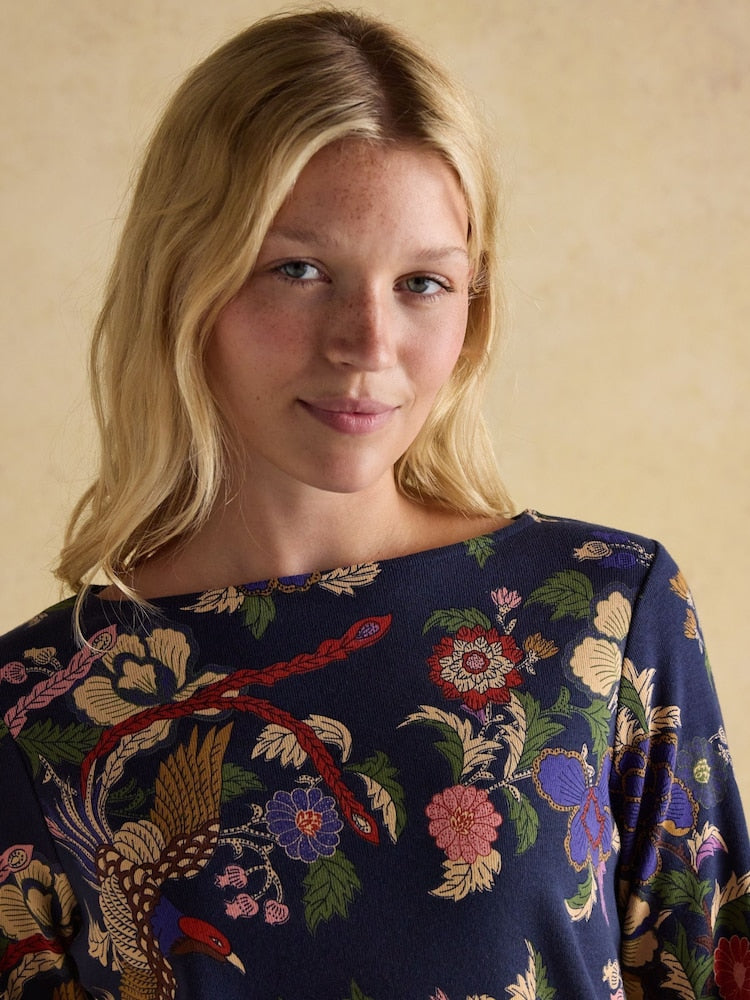 Joules Printed Harbour - Navy Bird